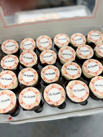 Custom cupcakes with edible image