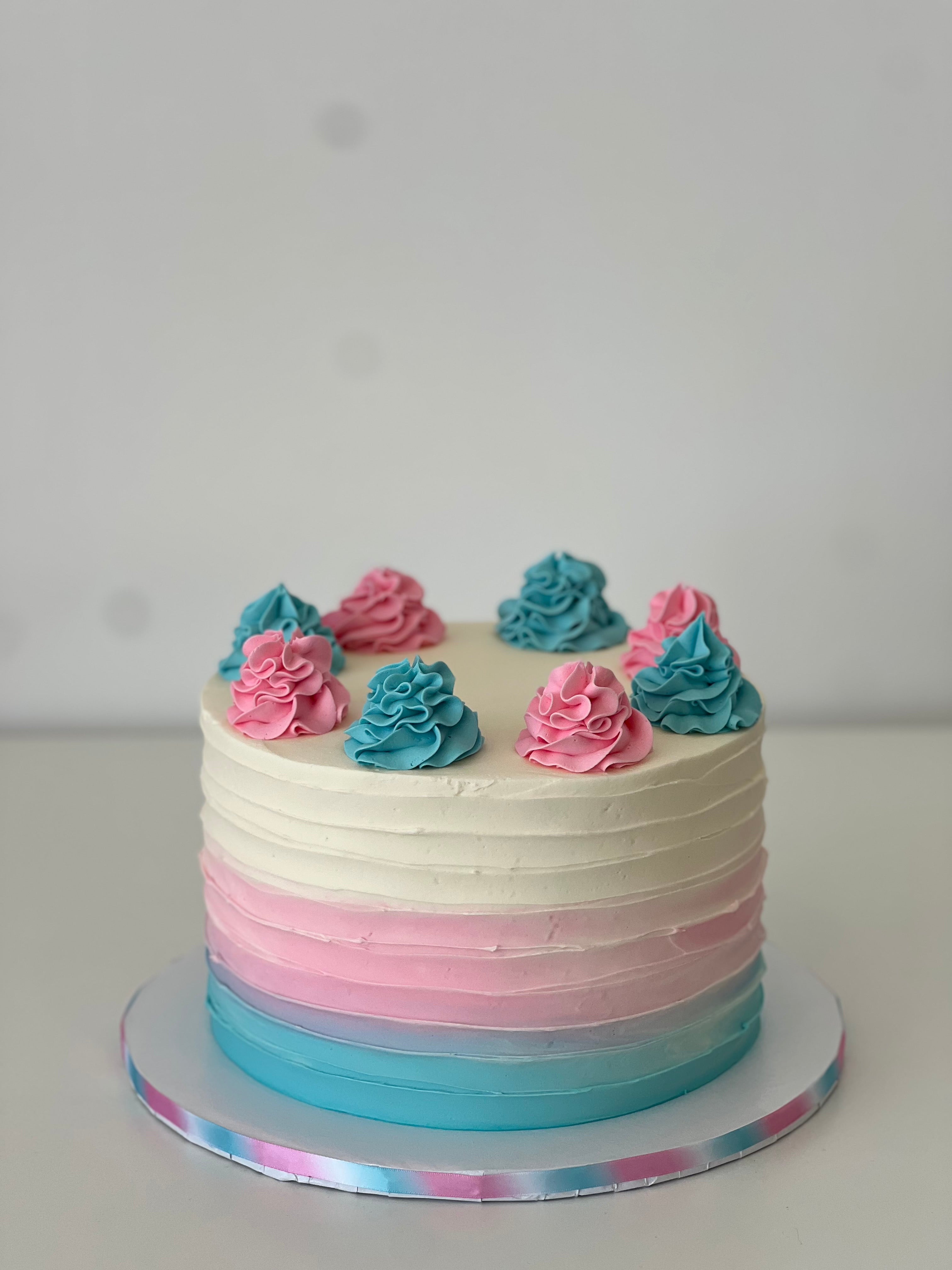 Gender Reveal Cake