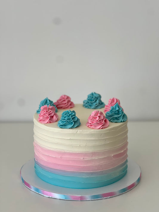 Gender Reveal Cake