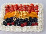 Load image into Gallery viewer, (Tres leches tray (with fruit) thanksgiving
