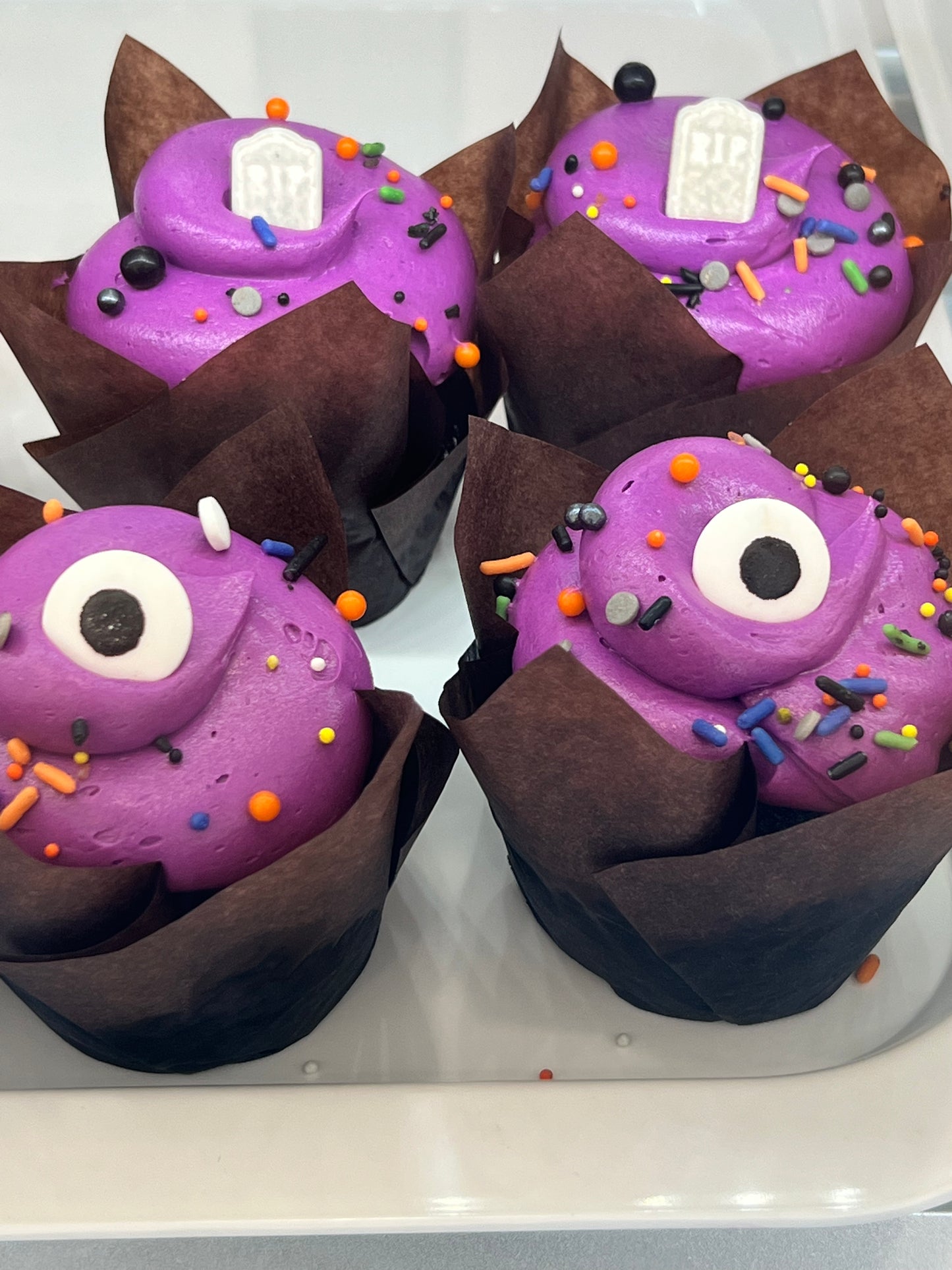 Halloween cupcakes